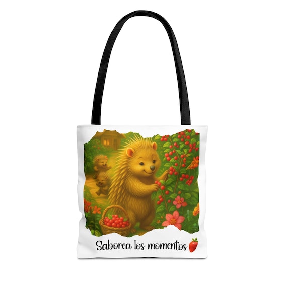 Savor Moments Polyester Tote Bag – Reusable Shopping Bag