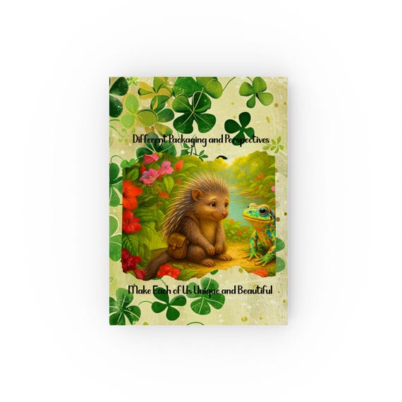 Whimsical Nature Journal - Eco-Friendly Hard Backed Journal, Gift for Writers, Nature Lovers, Sketchbook, Inspirational Notebook, St. [...]