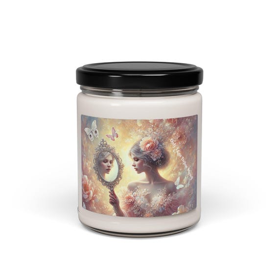 Soy Candle, Self-Defining, Empowering Quote, Home Decor, Aromatherapy, Gift for Her, 9oz