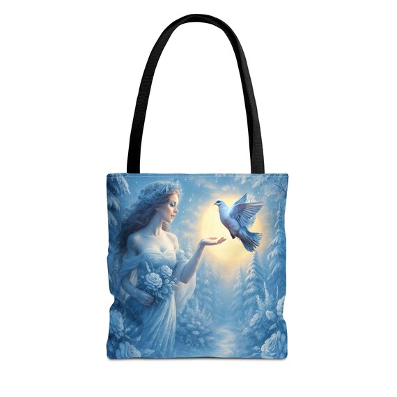 The Middle of the Road Winter-Themed Tote
