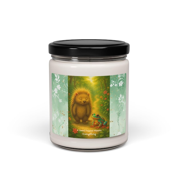 Scented Soy Candle, Friendship Gift, Eco-Friendly Home Decor