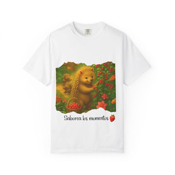 Savor Moments Spanish T-Shirt, Unisex Tee, Garment-Dyed Shirt, Casual Top, Graphic Tee