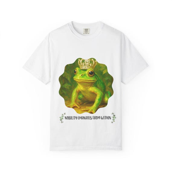 Nobility Emanates Unisex Tee, Royal Vibe Cotton Shirt, Majestic T-shirt, Regal Feel Tee, Kingly Atmosphere Top, Empowering Tee