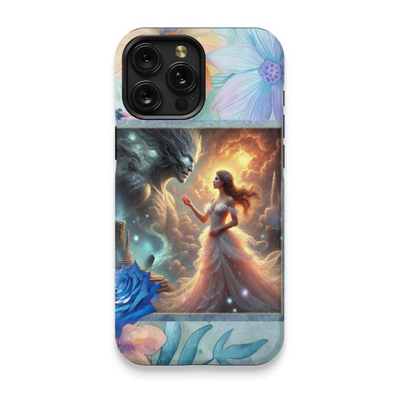 Fantasy Princess iPhone 15 Pro Max Case: Enchanted Creature Art