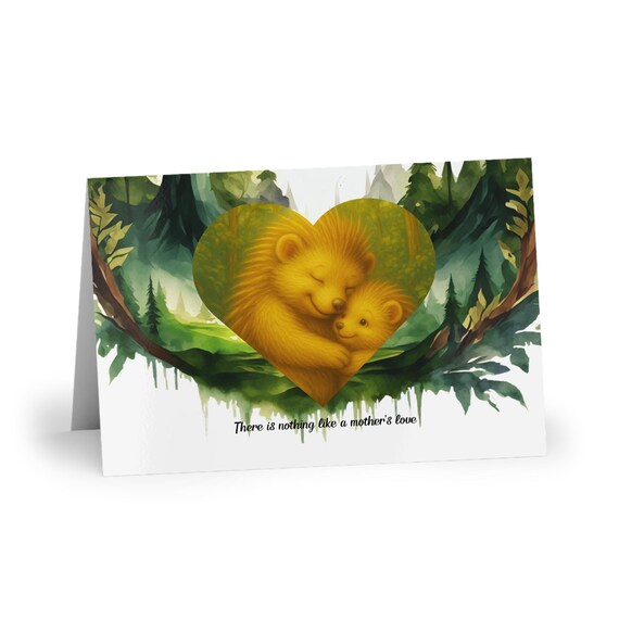 Greeting Cards, Mother's Love Design, Birthday Card, Thank You Card, Thinking of You Card, Sympathy Card, Mother's Day Card