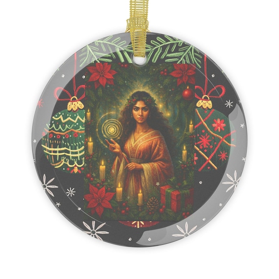 Unleash Your Inner Wizard Christmas Ornament -- Perfect for brightening Any Room During the Holiday Season