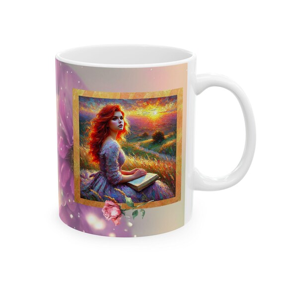 Writing Muse Ceramic Mug, (11oz, 15oz)