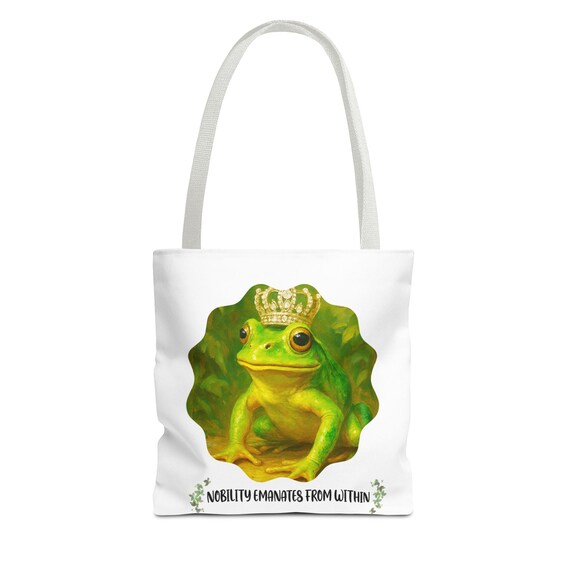 Nobility Emanates From Within Tote Bag, Carry-All Bag, Elegant Tote, Fashionable Tote, Reusable Tote, Eco-Friendly Tote