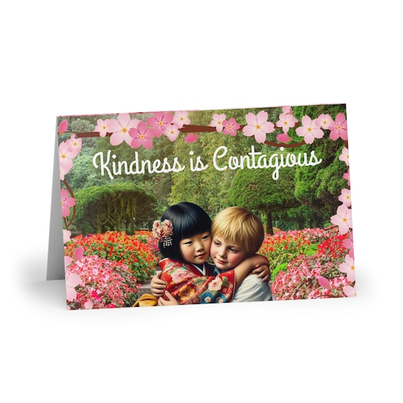 Greeting Cards, Kindness Message,  Friendship Cards, Positive Vibes Card