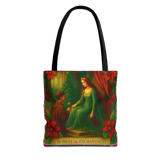 It's Good to be Queen| Holiday ornament pattern tote