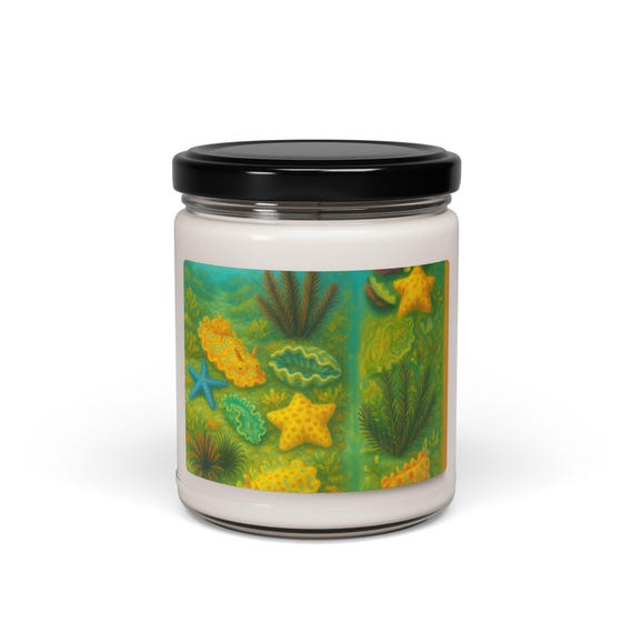 Seashell Soy Candle: Ocean-Inspired Aromatherapy, Relaxing Home Decor