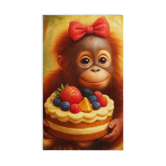 A Little Kindness Goes a Long Way Hand Towel  Kitchen Decor, Bathroom Towel, Animal Lover Gift, Home Accessories