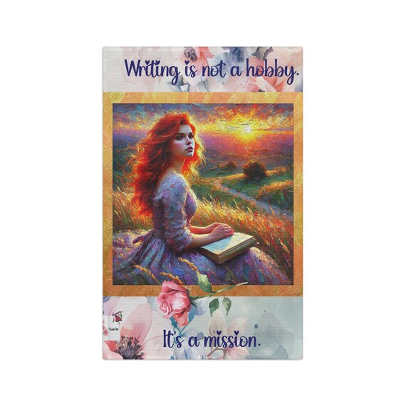 Writing is a Mission Hand Towel