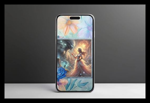 Floral Fairy Tale iPhone 16 Pro Max Case: Enchanted Art Design