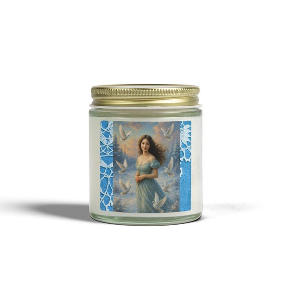 Global Peace Wish Coconut Apricot Candle