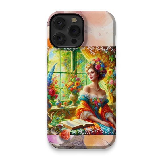 Floral iPhone 14 Pro Max Case: Artistic Summer Blossom Phone Cover