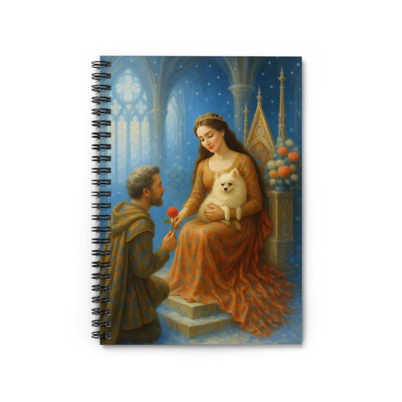 It's Good to be Queen Spiral Notebook - Writing Notebook, Art Lover Gift