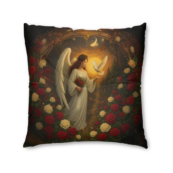 The Enlightened Path Tufted Pillow