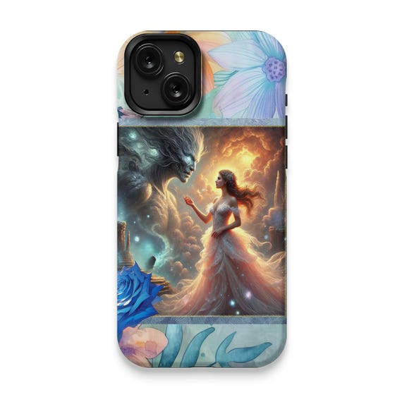 Fairy Tale iPhone 15 Case, Enchanting Fantasy Art, Glossy Phone Cover