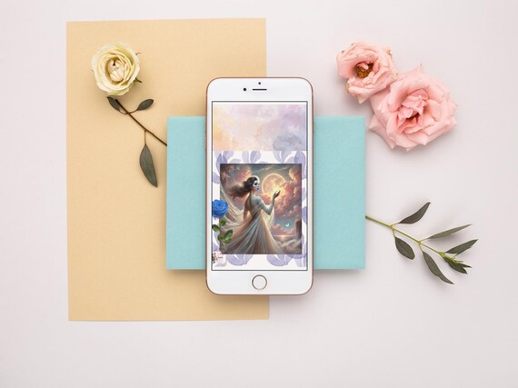 Sunset Goddess iPhone 16 Pro Max Case: Enchanting Fantasy Art