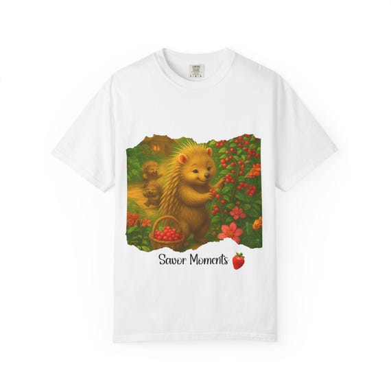 Savor Moments T-shirt, Unisex Garment-Dyed US Cotton Tee