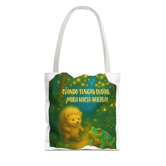 Shoulder Bag - Encouraging Quote, Stylish Tote, Inspirational Canvas Bag, Book Lover Gift, Everyday Carryall