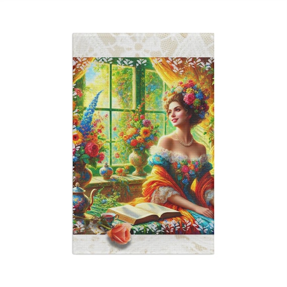 Elegant Tea Towel, Kitchen Dish Cloth, Minimalist Hand Towel, Modern Dish Towel, Soft Cloth Napkin