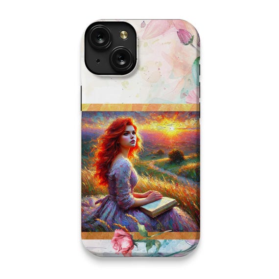 Fantasy Sunset iPhone 15 Plus Case: Vibrant Protective Phone Cover