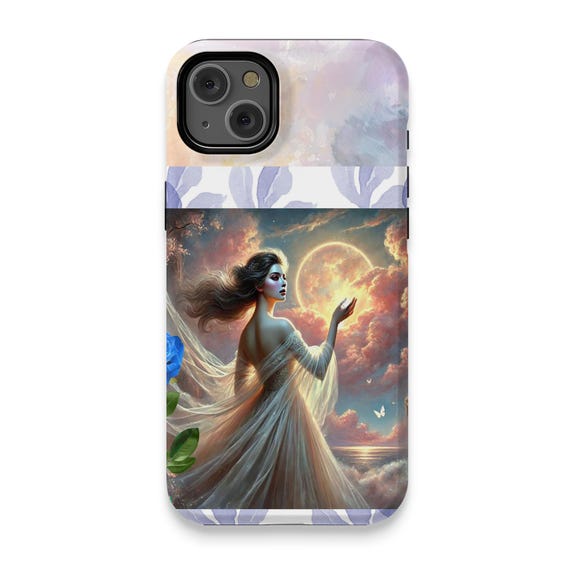Mystic Goddess iPhone 14 Plus Case: Fantasy Art Phone Cover