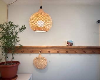 Shaker Peg Shelf | Solid Wood Wall Rack for Entryway, Nursery & Kitchen