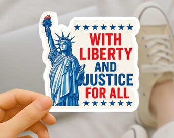 Sticker Statue de la liberté Droits reproductifs LGBTQ Sticker justice sociale féministe Manifestation militante Sticker étanche pour ordinateur portable