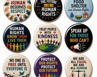 Equality Advocacy Badge, Social Justice Pin, Kindness Rights Awareness Button, Activist Gift equality pin badge , human rights awareness pin