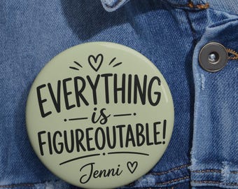 Custom Pin Button, Personalized Pinback Button, Custom Button Badge, Personalized Gift Pin, Photo Pin, Logo Pin, Custom Design Pin