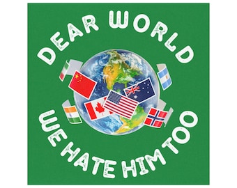 Humorous Car Magnets | Travel Lover's Gift, Funny Auto Decor, Worldly Humor, Car Accessories, Global Unity Magnet