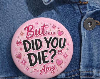 Custom Pin Button, Personalized Pinback Button, Custom Button Badge, Personalized Gift Pin, Photo Pin, Logo Pin, Custom Design Pin