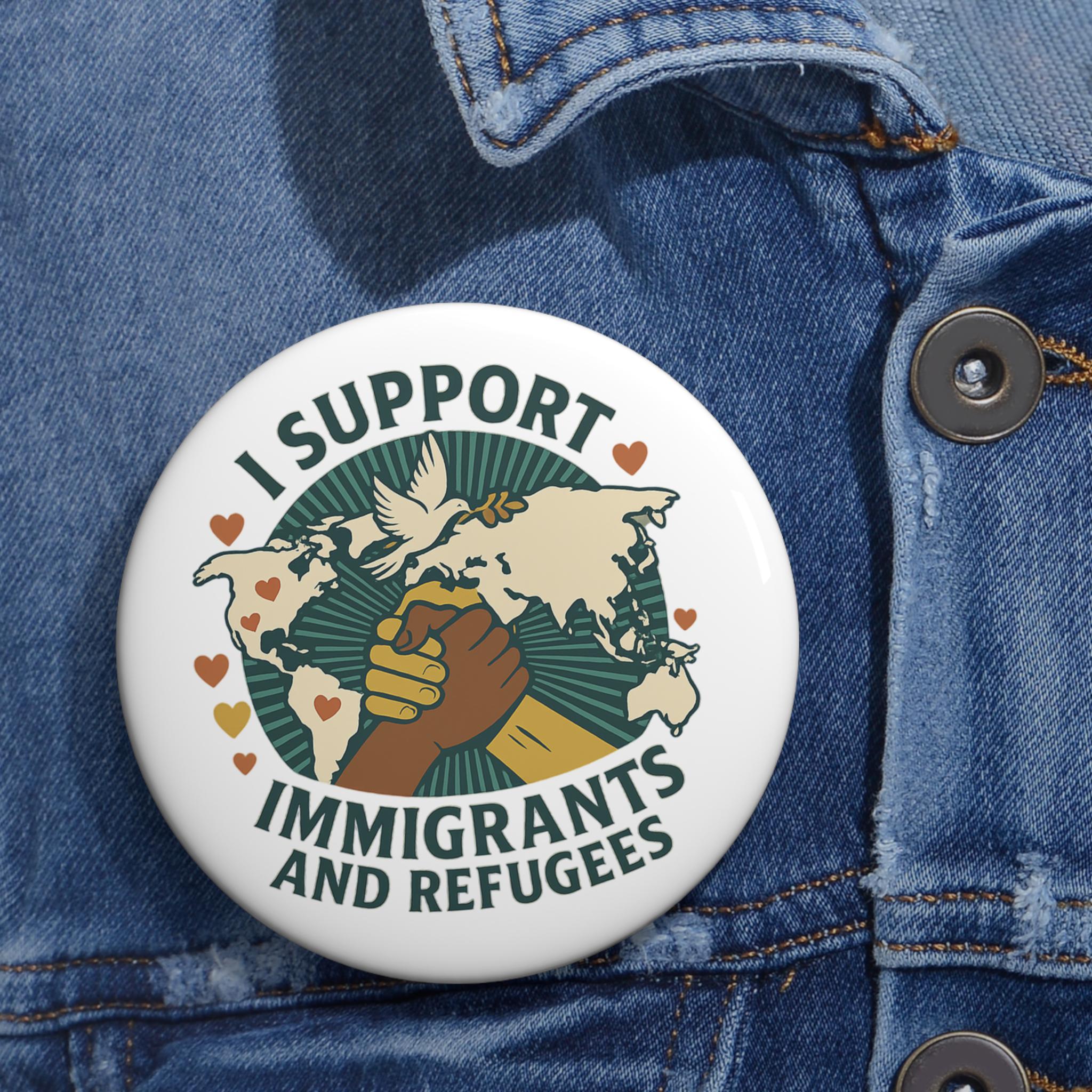 Refugees Badge - Etsy Australia