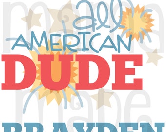 Boy's 4th of july shirt, boy's all american dude shirt, boy's 4th of july shirt, boys amerian dude shirt, boys patriotic shirt, july 4th tee