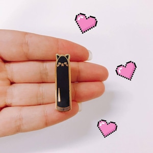 Cat Vibe Pin | Hard Enamel Pin | Sex Positive Pin