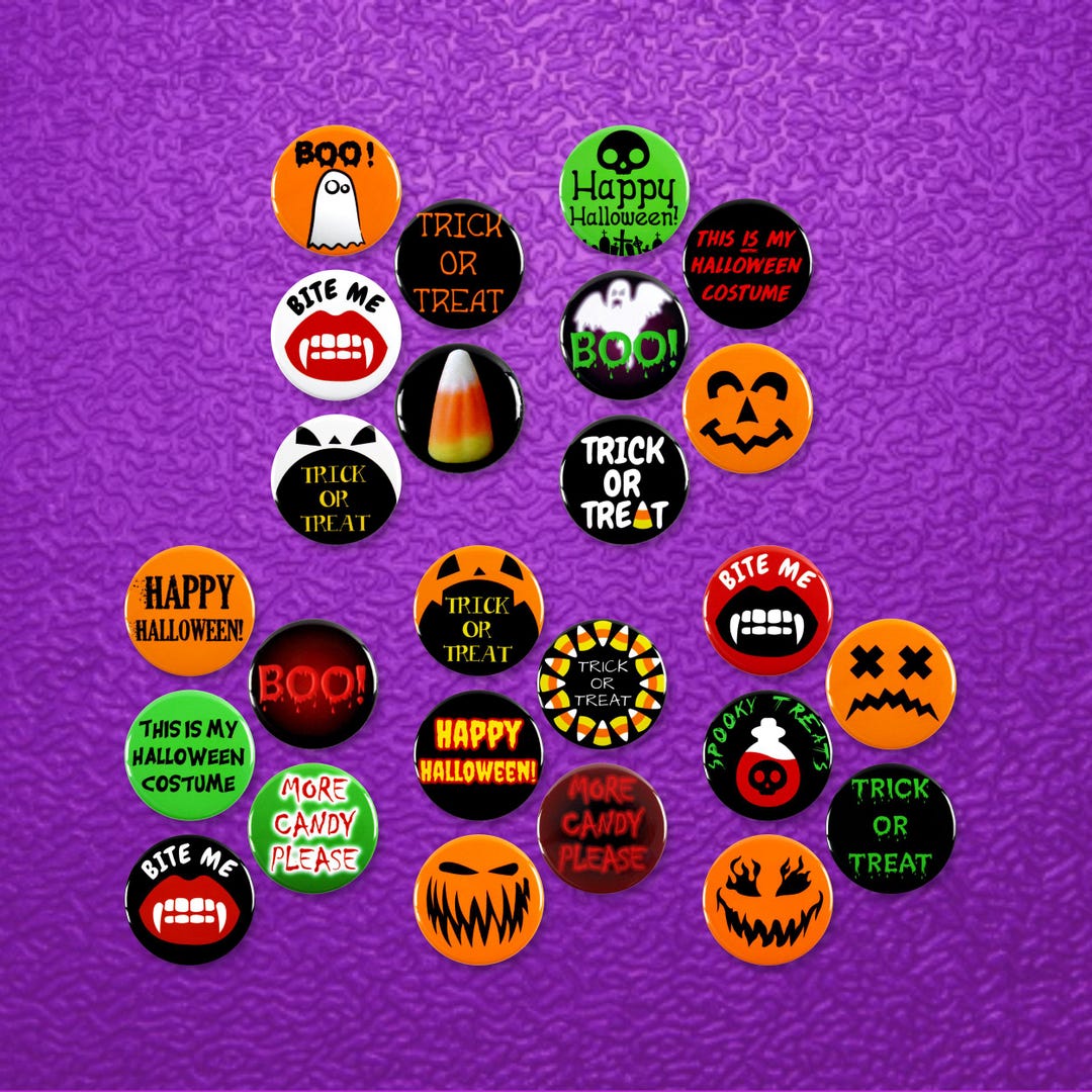 25 Pack - Haunted Halloween Megapack Pinback Buttons 1.5 Inch - Etsy