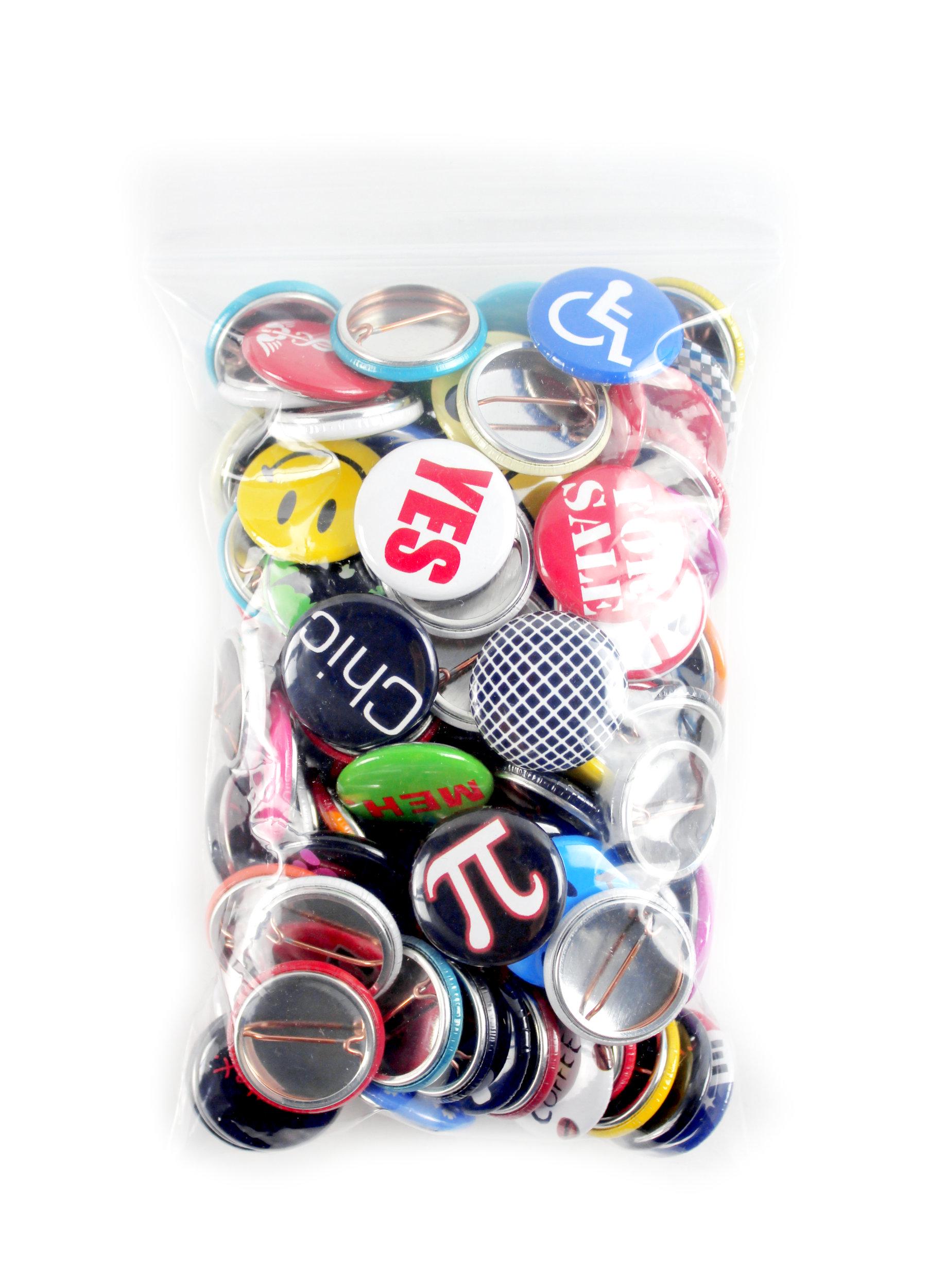 100 Pack - Pinback Button Mega Variety Pack - 1 Inch Round - Etsy