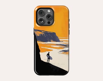 Surfer Phone Case Summer Beach MagSafe Phone Cover Fit For iPhone 17 Pro Max 16 Pro Max 15 14 13 Pro 12 11 Pro XS XR 7 8 Plus
