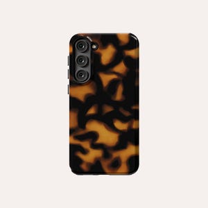 Dark Tortoise Shell Phone Case Tortoise Shell Phone Cover Fit For Samsung Galaxy S25 S24 Plus S24 FE S23 23 FE S23 Plus S20 FE Note 20