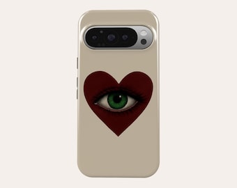 Aesthetic Heart Phone Case Minimalistic Phone Cover Fit For Google Pixel 10 Pro XL 9A 9 Pro XL 8A 8 Pro 7 Pro 7A Pixel 6A 6 Pro