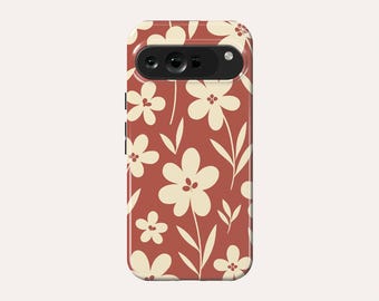 Wildflower Floral Phone Case Minimalistic Phone Cover Fit For Google Pixel 10 Pro XL 9A 9 Pro XL 8A 8 Pro 7 Pro 7A Pixel 6A 6 Pro