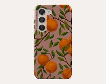 Oranges Fruit Phone Case Fruit Phone Cover Fit For Samsung Galaxy S25 S24 Plus S24 FE S23 23 FE S23 Plus Note 20 S20 FE