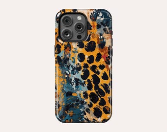IPhone 17 16 15 14 13 12 11 11 Pro Max Mini 7 8 XR XS X 用ヒョウ柄