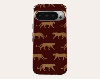 Leopard Phone Case Aesthetic Animal Phone Cover Fit For Google Pixel 10 Pro XL 9A 9 Pro XL 8A 8 Pro 7 Pro 7A Pixel 6A 6 Pro