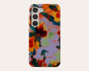 Watercolor Floral Phone Case Abstract Pastel Floral Phone Cover Fit For Samsung Galaxy S25 S24 Plus S24 FE S23 Ultra 23 FE S20 FE Note 20