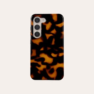 Dark Tortoise Shell Phone Case Tortoise Shell Phone Cover Fit For Samsung Galaxy S25 S24 Plus S24 FE S23 23 FE S23 Plus S20 FE Note 20