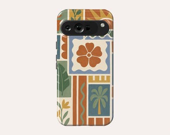 Sommer Postkarte Phone Case Aesthetic Stamps Phone Cover Fit für Google Pixel 10 Pro XL 9A 9 Pro XL 8A 8 Pro 7 Pro 7A Pixel 6A 6 Pro